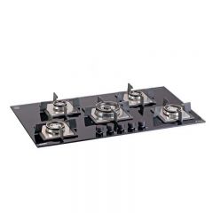 Glen 5 Burner Built-in Glass Hob 1095 SQ DB TR FFD (Flame Failure Device)