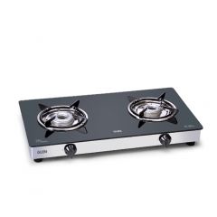 Glen 2 Burner Glass Gas Stove 1020 Glass Top Alloy Burners