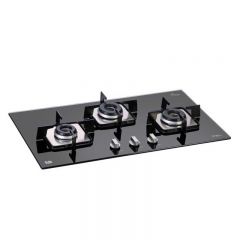 Glen 3 Burner Built-in Glass Hob 1073 SQ IN