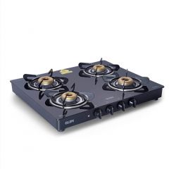 Glen 1041 GT 4 Forged Brass Burner Auto Ignition Cooktop 
