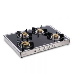 Glen 4 Burner Gas Stove 1048 GT Forged Burners Mirror finish Auto Ignition