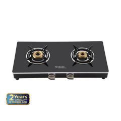 Hindware Milano Gl 2b - 2 Burners Glass Cooktop