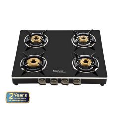 Hindware Milano Gl 4b Glass Cooktop - 4 Burner Glass Cooktop